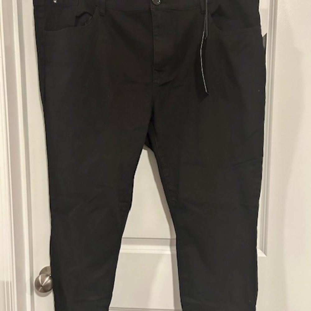 DIANE GILMAN (DG2)  BLACK JEANS PLUS SIZE 28W